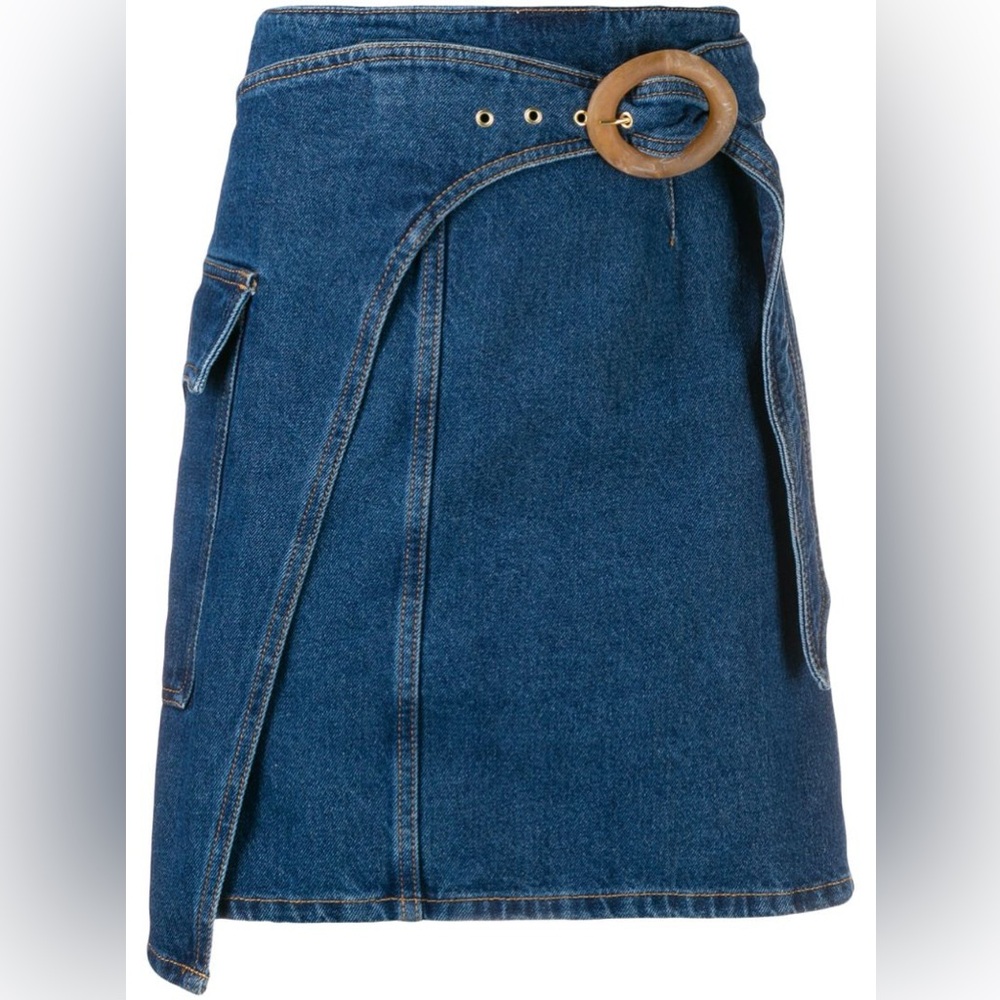 Nanushka Yeva Denim Skirt